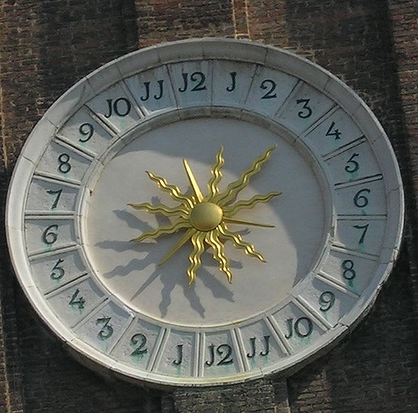 The 24 hour tower clock in Venice uses also the Barcelona time format